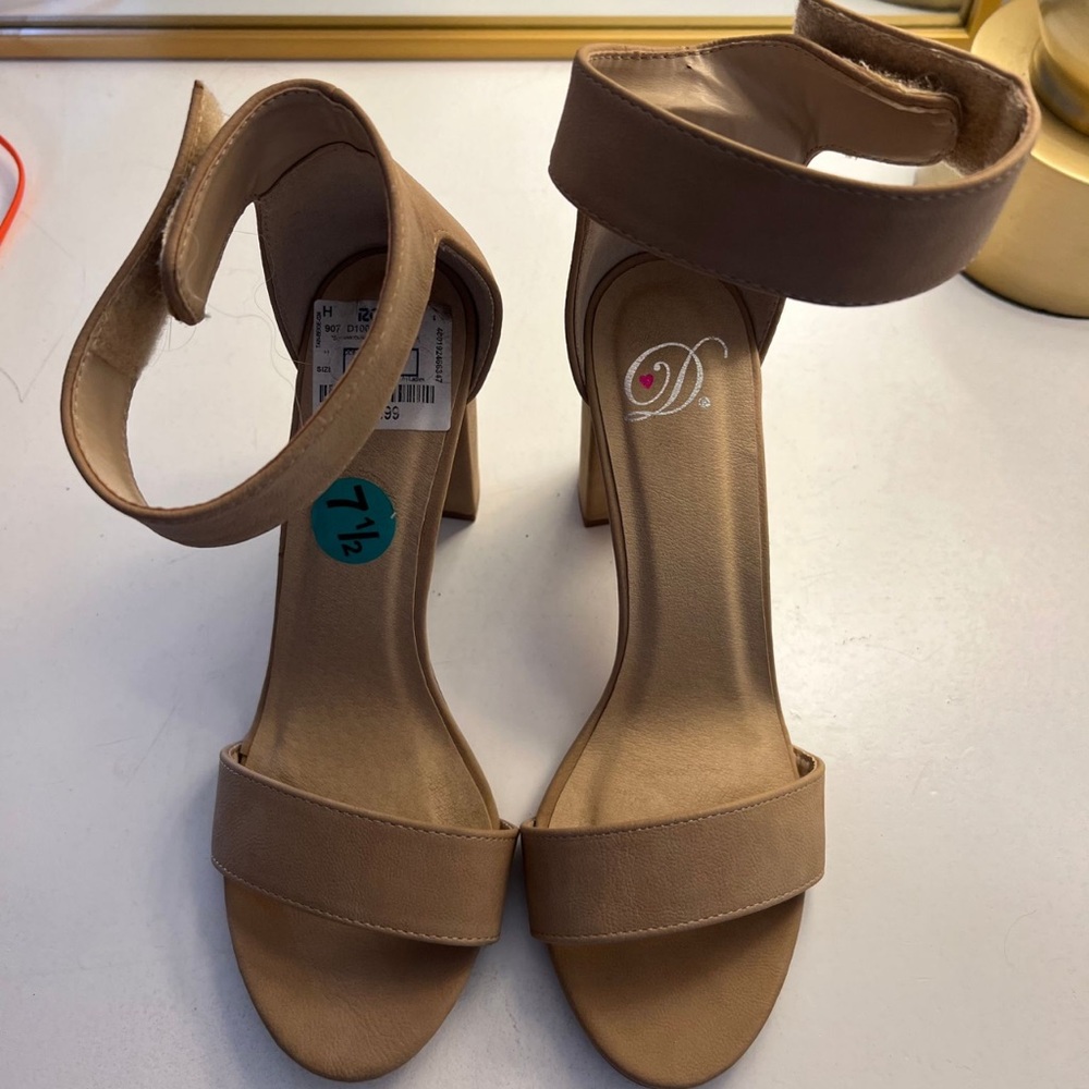 Nude color heels